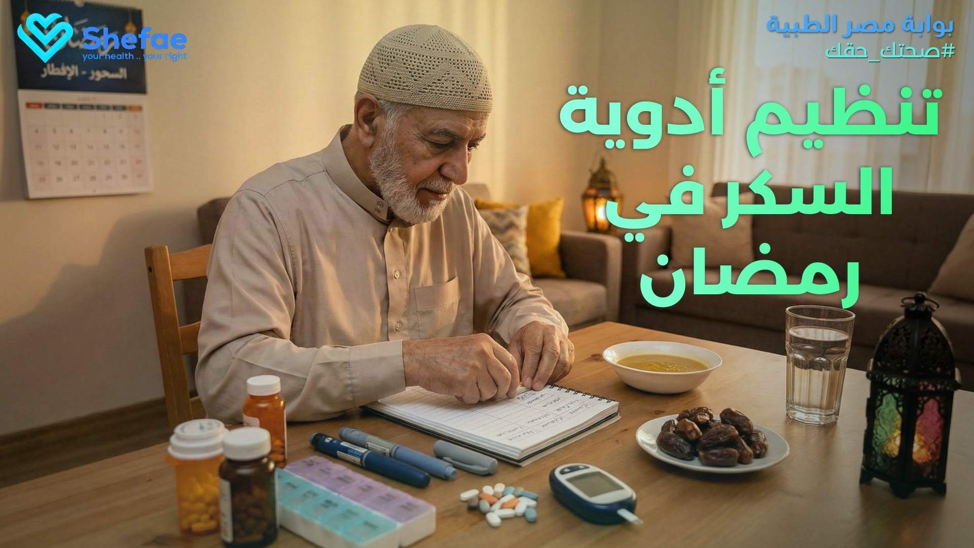 تنظيم أدوية السكر في رمضان: دليل شامل لتعديل الجرعات ومواعيد العلاج أثناء الصيام